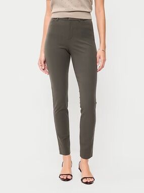 Old Navy Olive High Waisted Pixie Ankle Skinny Dress Pants